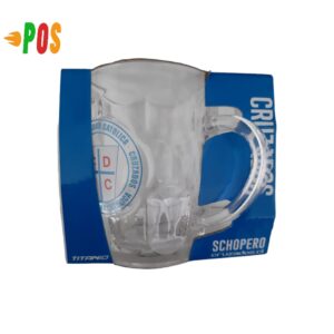 Vaso Shopero de Vidrio Universidad Católica