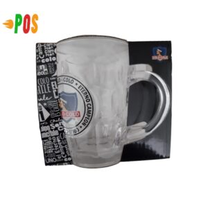 Vaso Shopero de Vidrio Colo-Colo